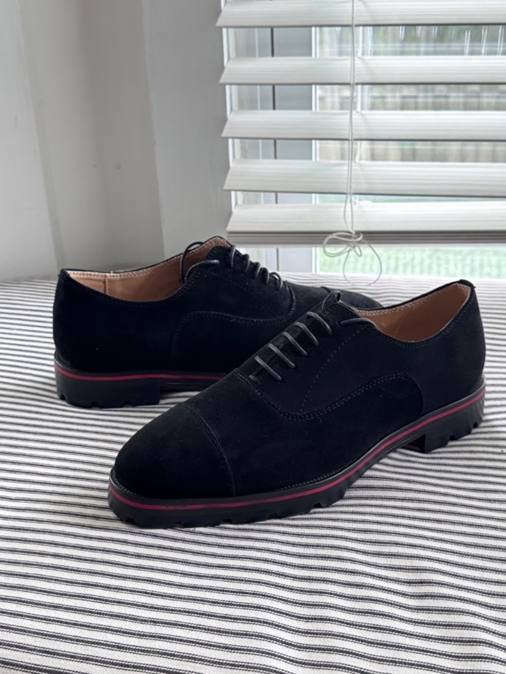 Christian Louboutin - Hubertus Cap-Toe Suede Oxford Shoes